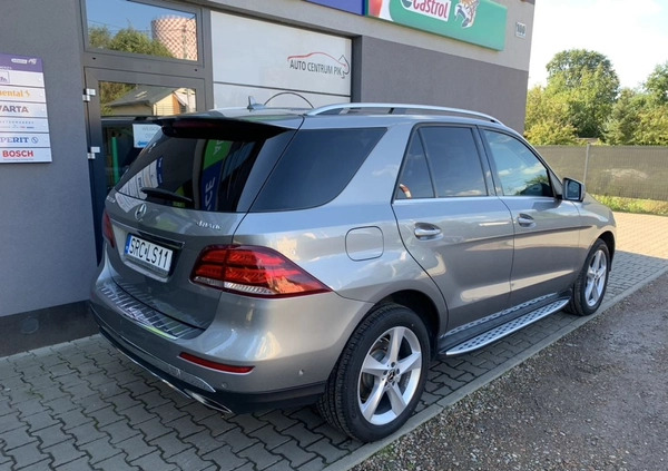 Mercedes-Benz GLE cena 109900 przebieg: 174000, rok produkcji 2016 z Będzin małe 497